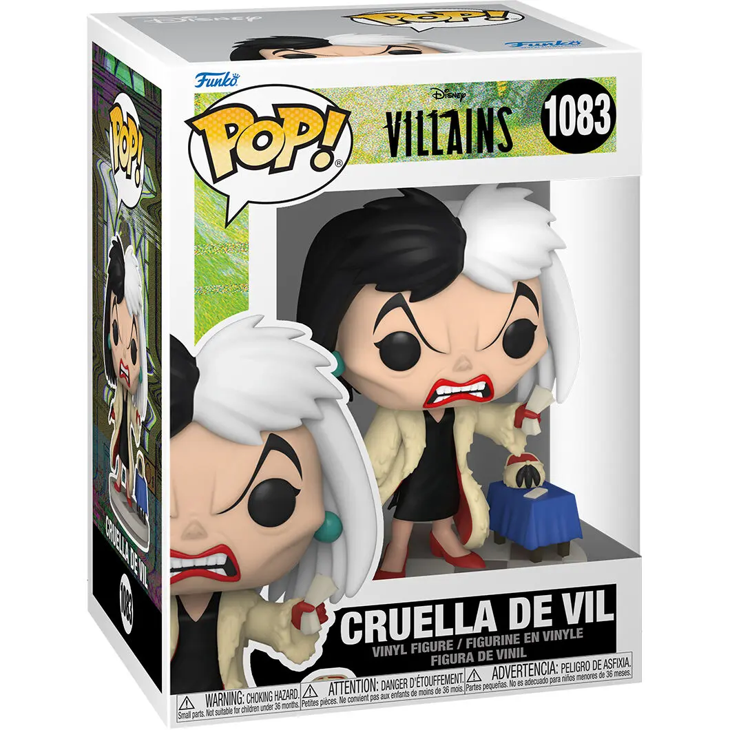 Disney: Villains POP! Disney vinylová figurka Cruella de Vil 9 cm fotografii produktu