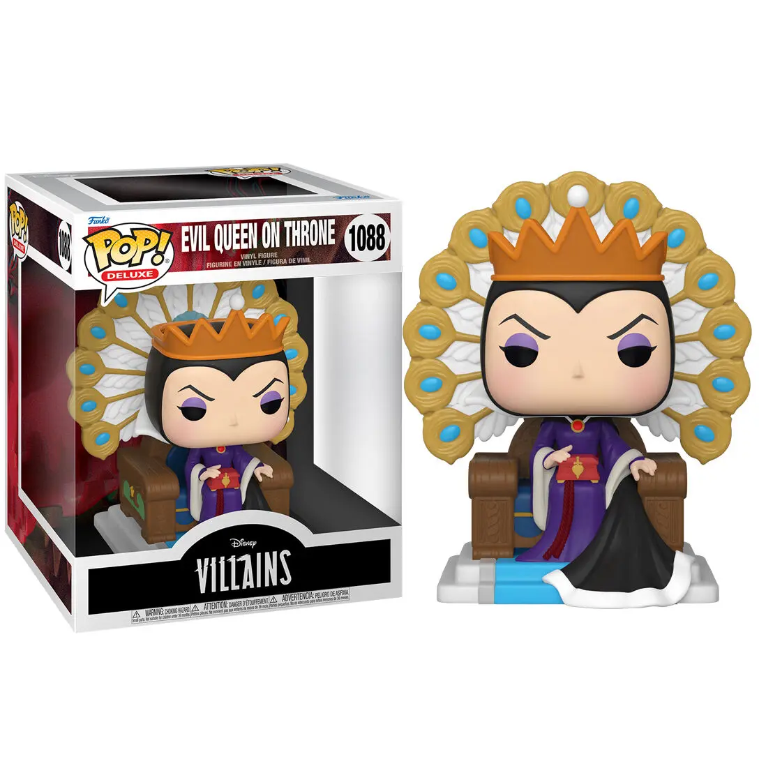 Disney POP! Deluxe Villains vinylová figurka Zlá královna na trůnu 9 cm fotografii produktu