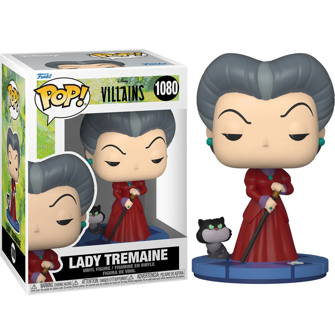 Disney: Villains POP! Disney vinylová figurka Lady Tremaine 9 cm fotografii produktu