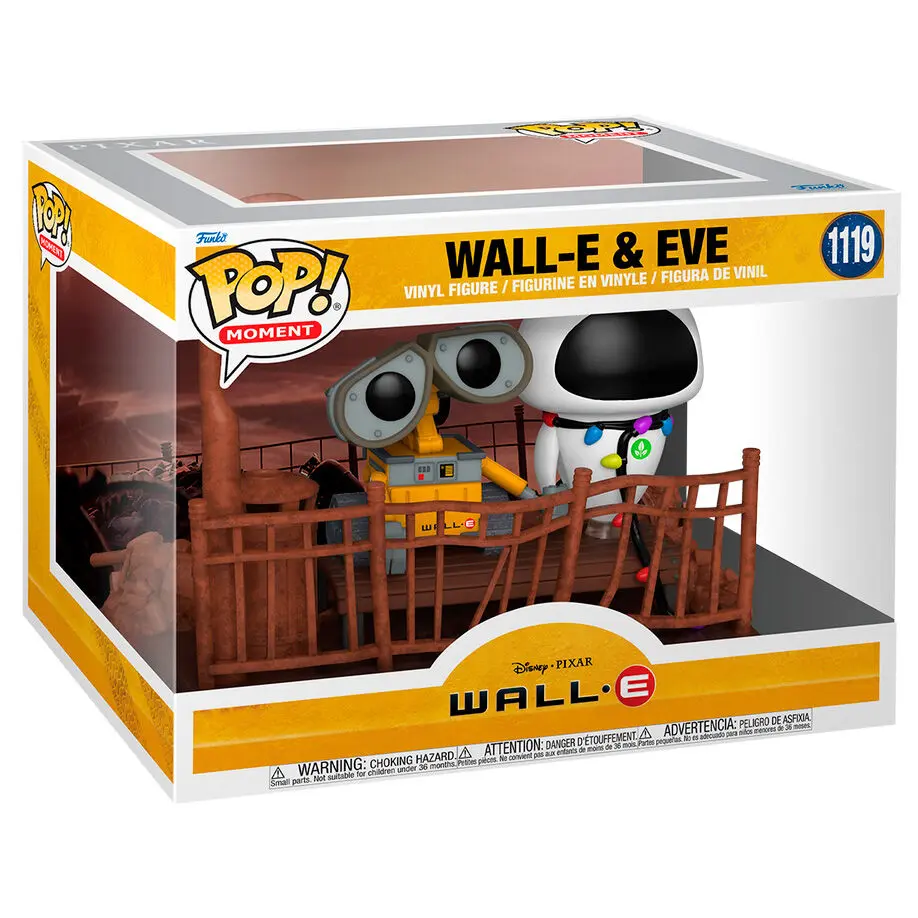 Wall-E POP Moment! Vinylové figurky balení 2 kusů Wall-E a Eve 9 cm fotografii produktu