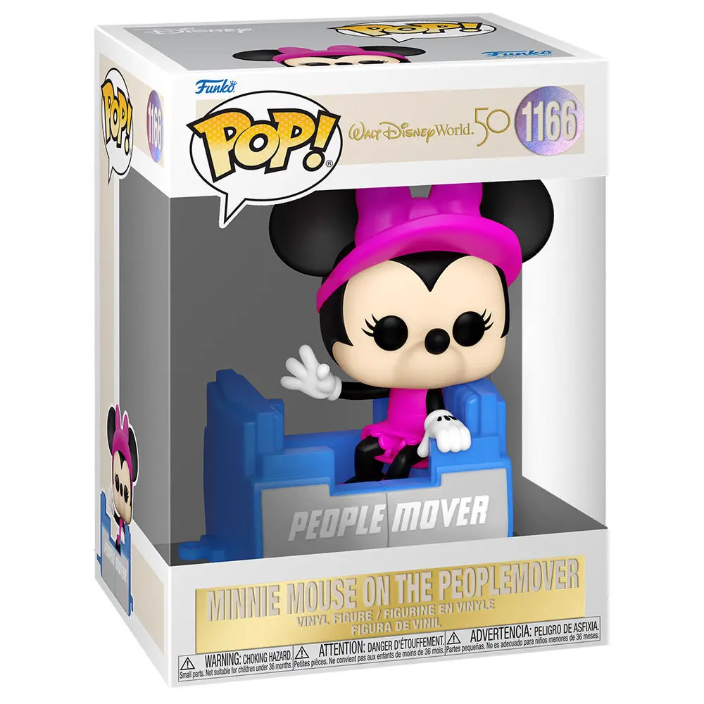 Walt Disney Word 50th Anniversary POP! Disney vinylová figurka People Mover Minnie 9 cm fotografii produktu