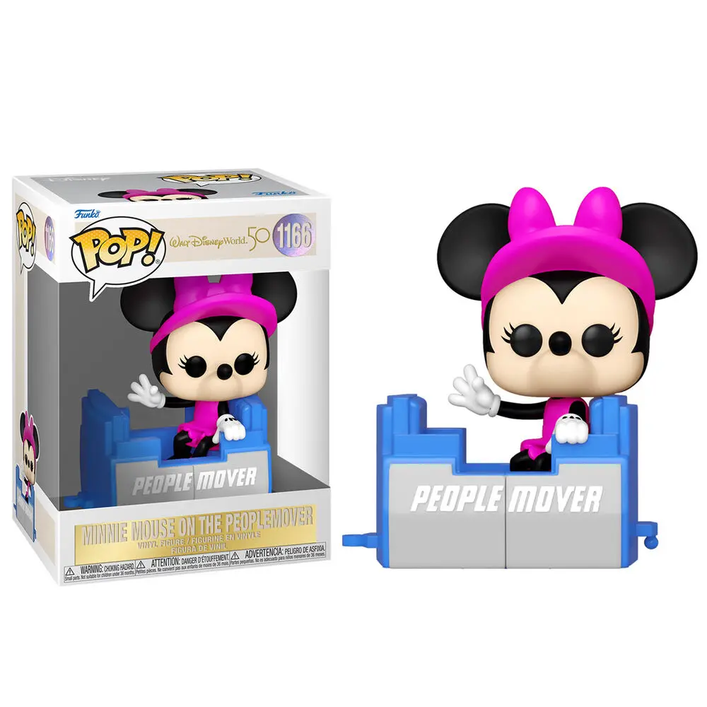 Walt Disney Word 50th Anniversary POP! Disney vinylová figurka People Mover Minnie 9 cm fotografii produktu