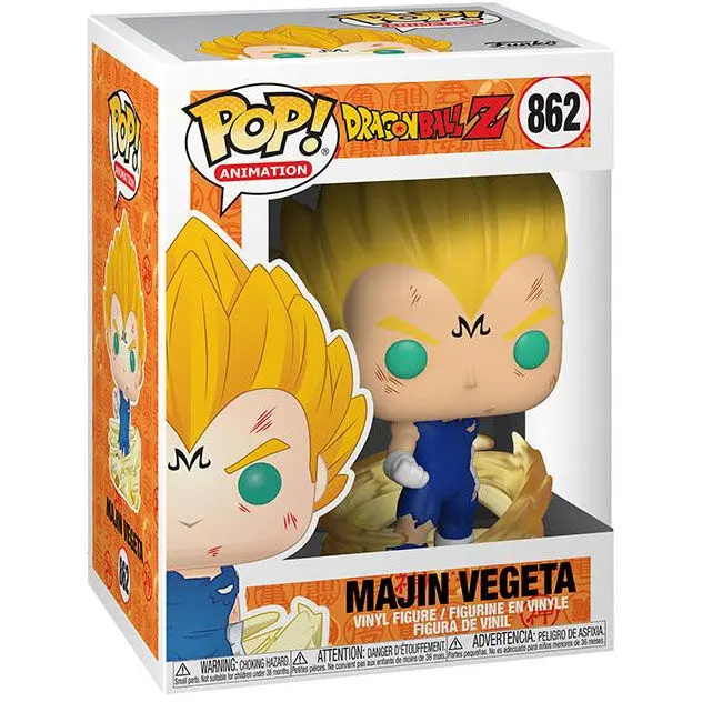 Dragon Ball Z POP! Animation Vinylová figurka Majin Vegeta 9 cm fotografii produktu