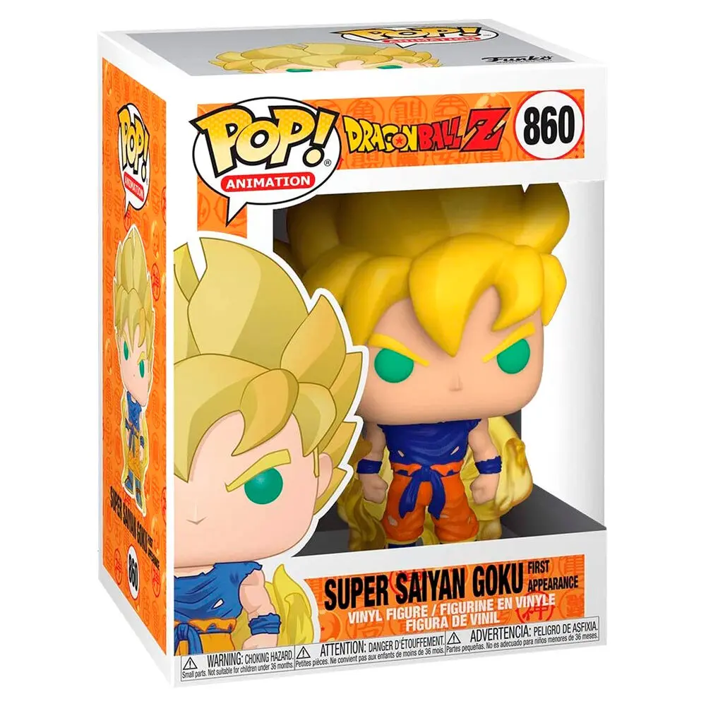 Dragon Ball Z POP! Animation Vinylová figurka SS Goku (First Appearance) 9 cm fotografii produktu