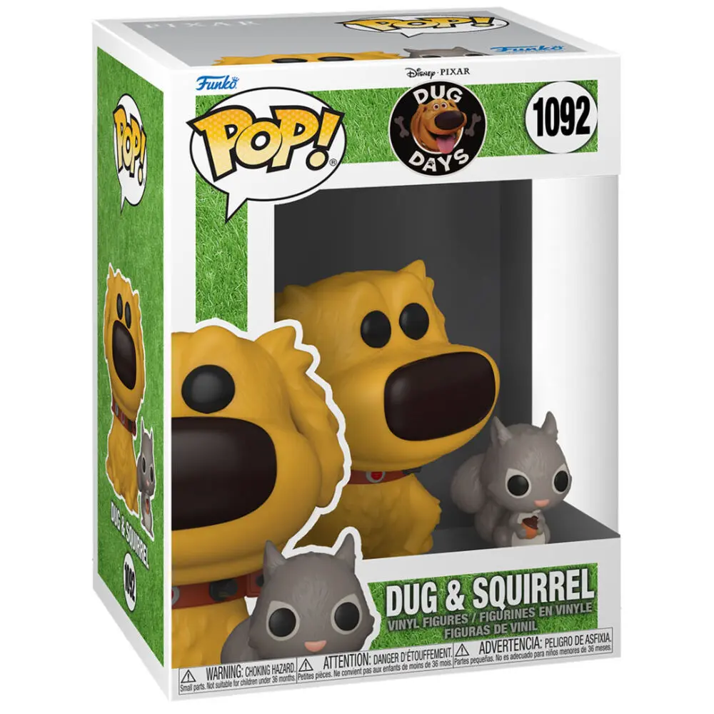 Dug Days POP & Buddy Disney vinylová figurka Dug s veverkou 9 cm fotografii produktu