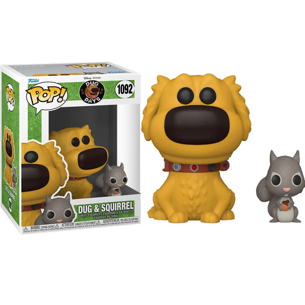 Dug Days POP & Buddy Disney vinylová figurka Dug s veverkou 9 cm fotografii produktu