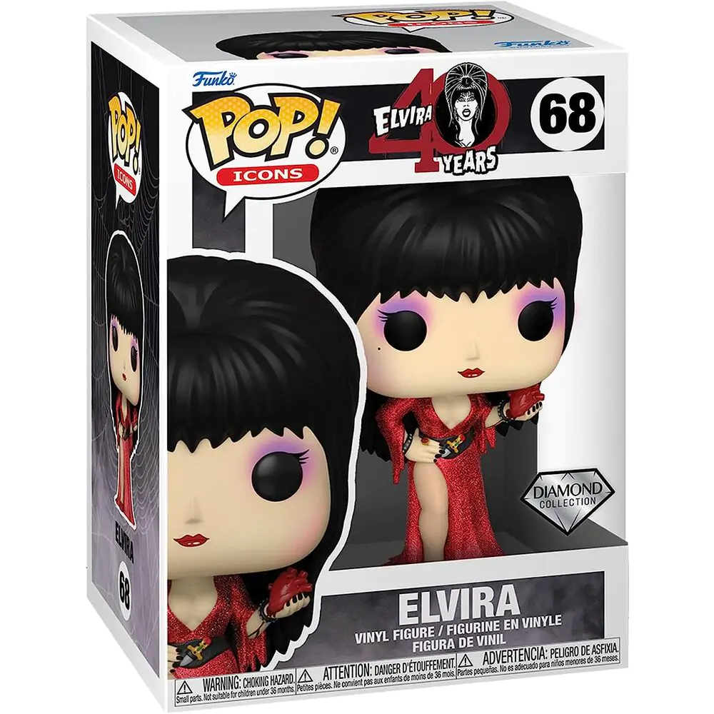 Elvira POP! Ad Icons vinylová figurka Elvira 40. výročí 9 cm fotografii produktu