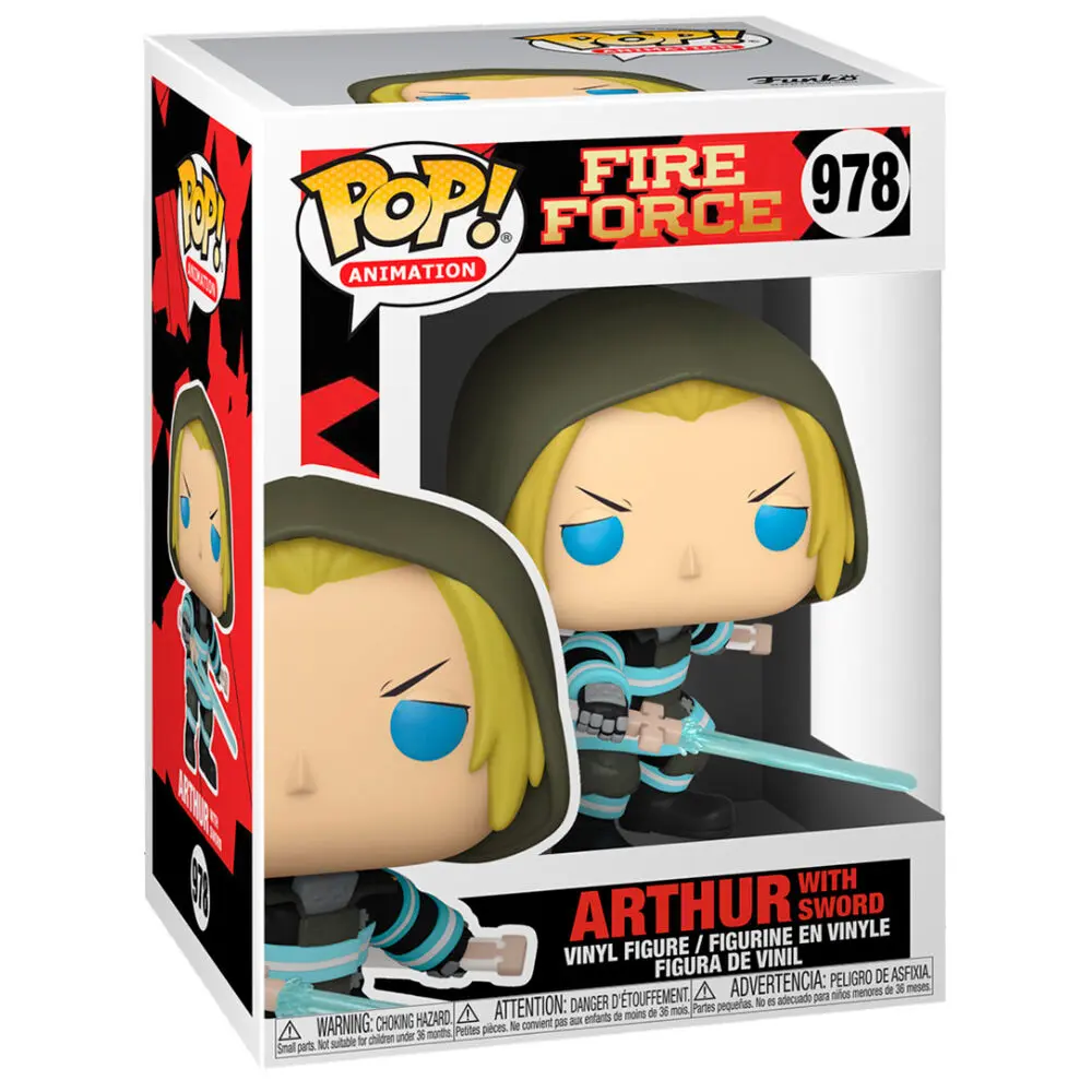 Fire Force POP! Animation Vinyl Figure Arthur s mečem 9 cm fotografii produktu