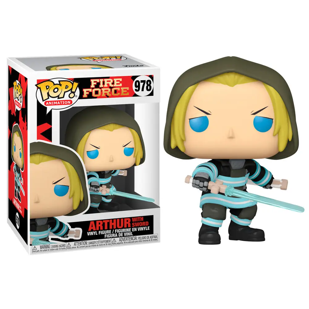 Fire Force POP! Animation Vinyl Figure Arthur s mečem 9 cm fotografii produktu