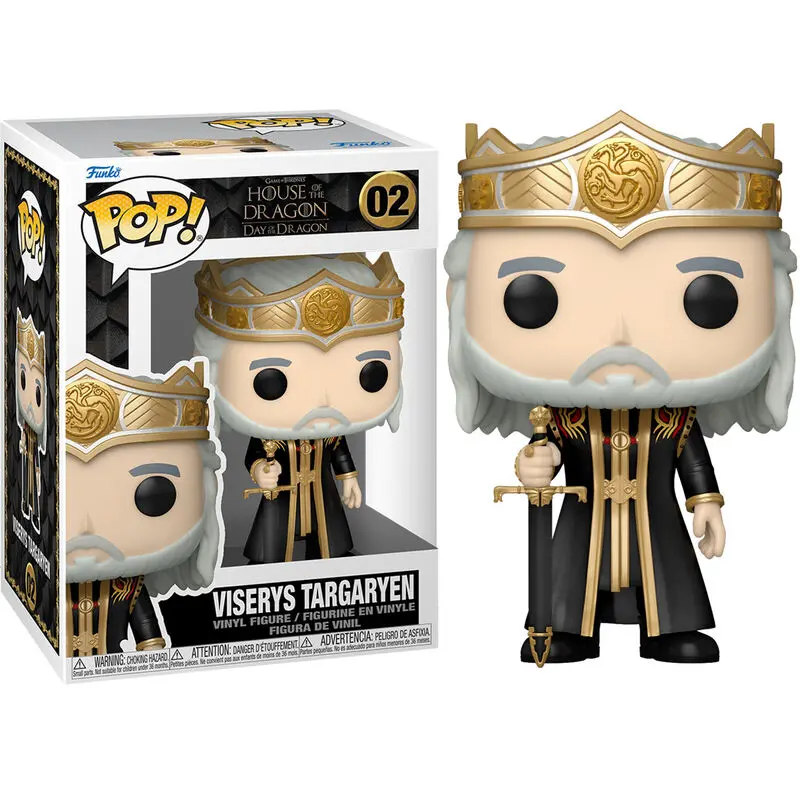 House of the Dragon POP! TV vinylová figurka Viserys Targaryen 9 cm fotografii produktu