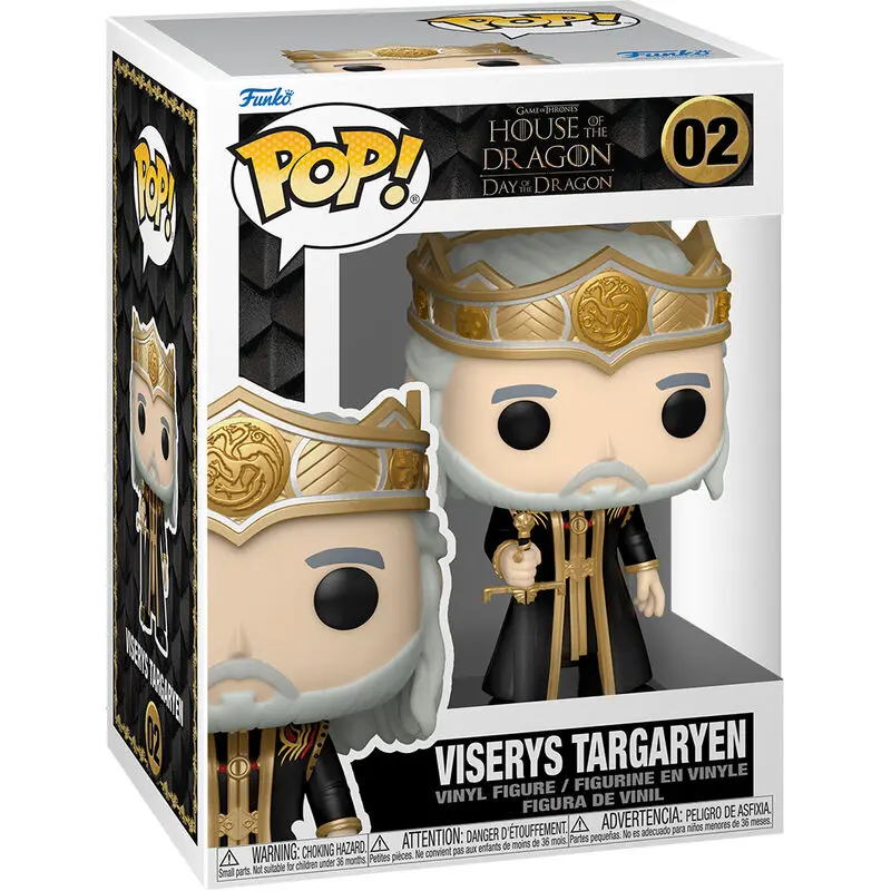 House of the Dragon POP! TV vinylová figurka Viserys Targaryen 9 cm fotografii produktu