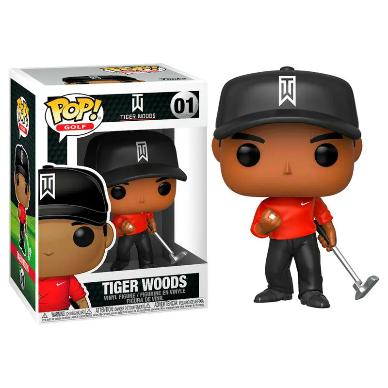 Tiger Woods POP! Golfová vinylová figurka Tiger Woods (Red Shirt) 9 cm fotografii produktu