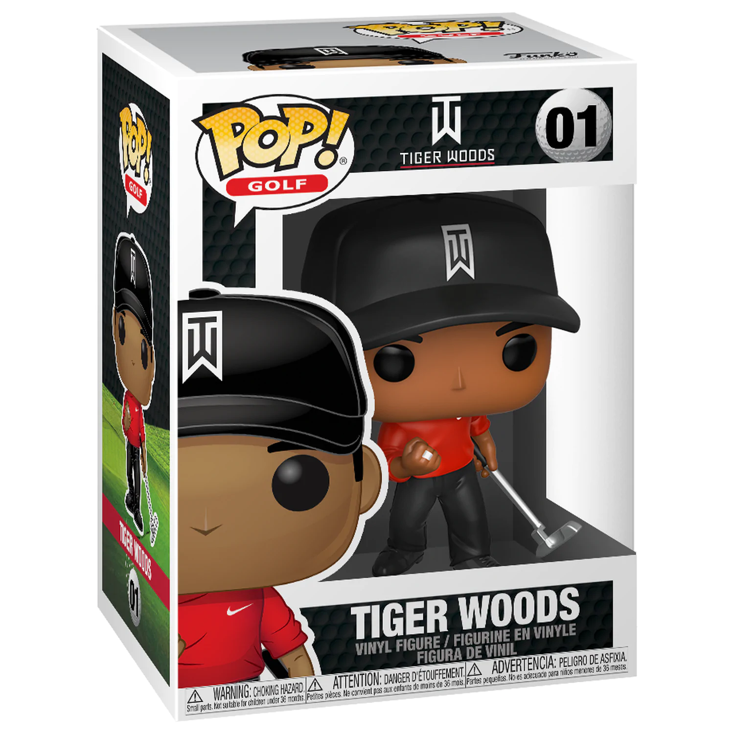 Tiger Woods POP! Golfová vinylová figurka Tiger Woods (Red Shirt) 9 cm fotografii produktu