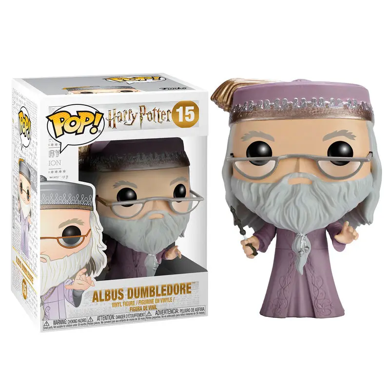 Harry Potter POP! Movies vinylová figurka Dumbledore s hůlkou 9 cm fotografii produktu