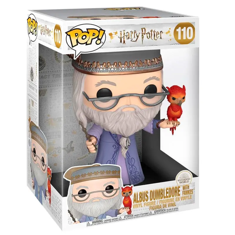 Harry Potter Super Sized POP! Movies vinylová figurka Dumbledore 25 cm fotografii produktu