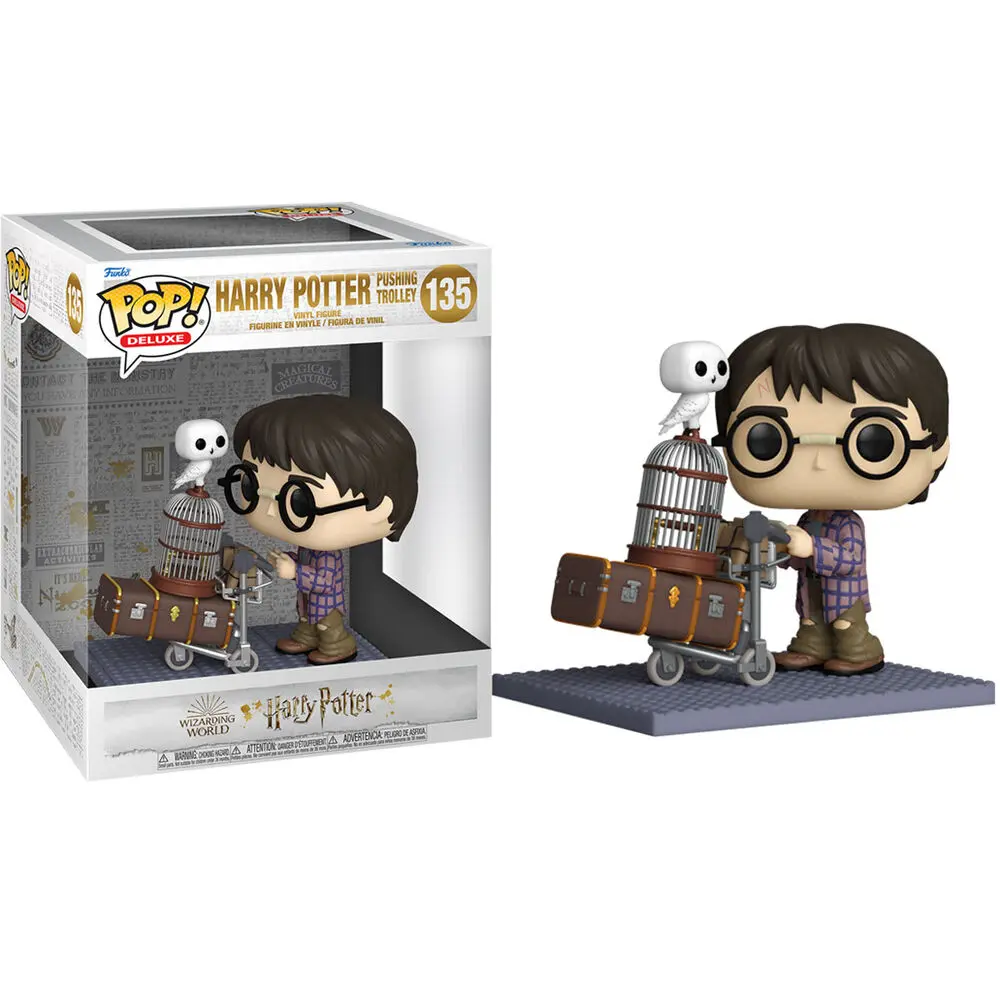 Harry Potter POP! Deluxe vinylová figurka Harry tlačící vozík 9 cm fotografii produktu