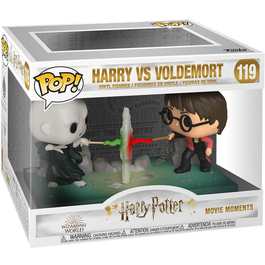 Harry Potter POP! Film Moment Vinylová figurka Harry VS Voldemort 9 cm fotografii produktu