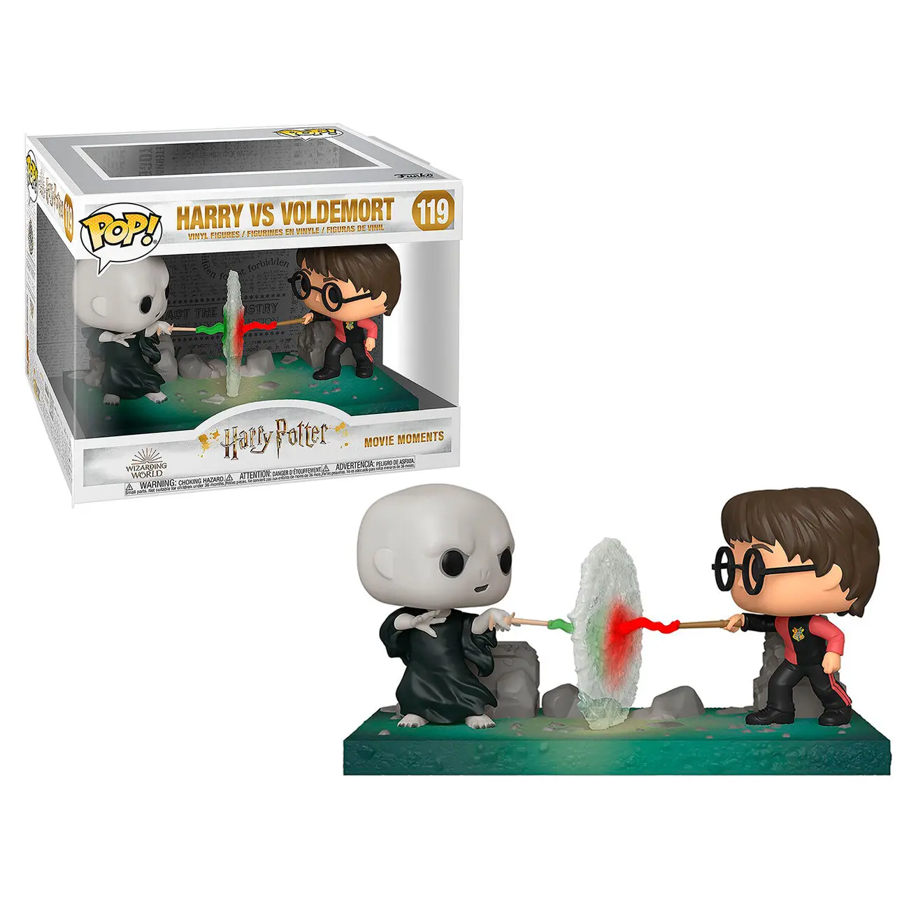 Harry Potter POP! Film Moment Vinylová figurka Harry VS Voldemort 9 cm fotografii produktu