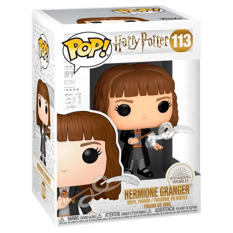 Harry Potter POP! Filmy Vinylová figurka Hermione s peřím 9 cm fotografii produktu