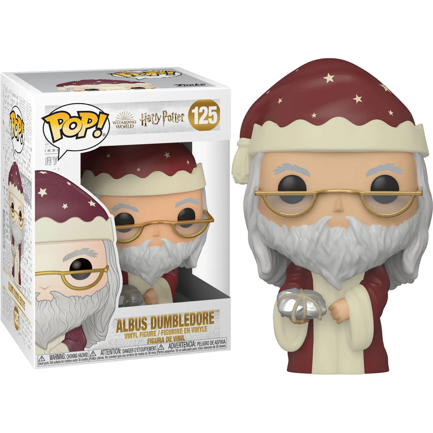 Harry Potter POP! Vinyl Figurka Sváteční Albus Brumbál 9 cm fotografii produktu