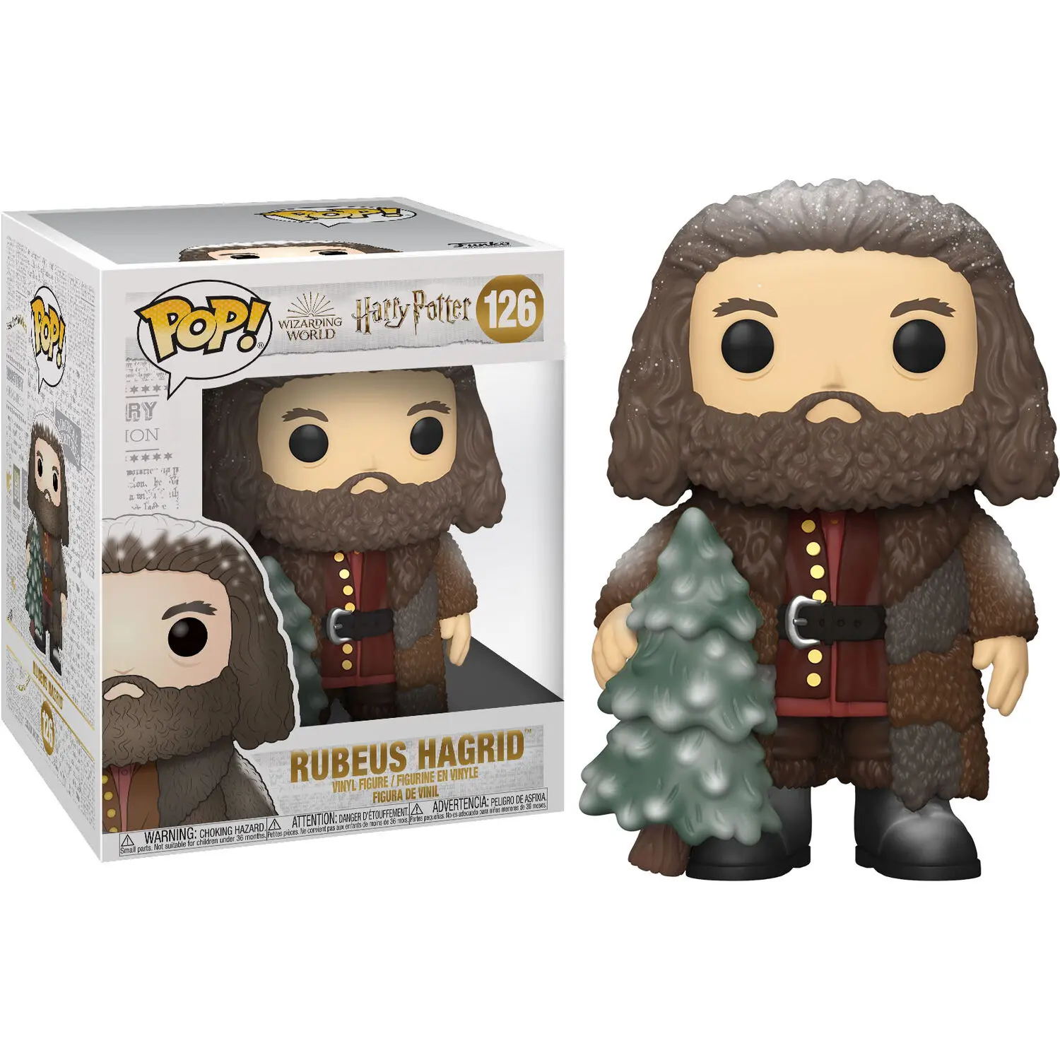 Harry Potter Super Sized POP! Vinylová Figurka Holiday Rubeus Hagrid 15 cm fotografii produktu