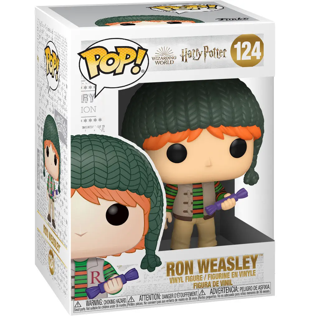 Harry Potter POP! Vinyl Figure Holiday Ron Weasley 9 cm Figurka fotografii produktu