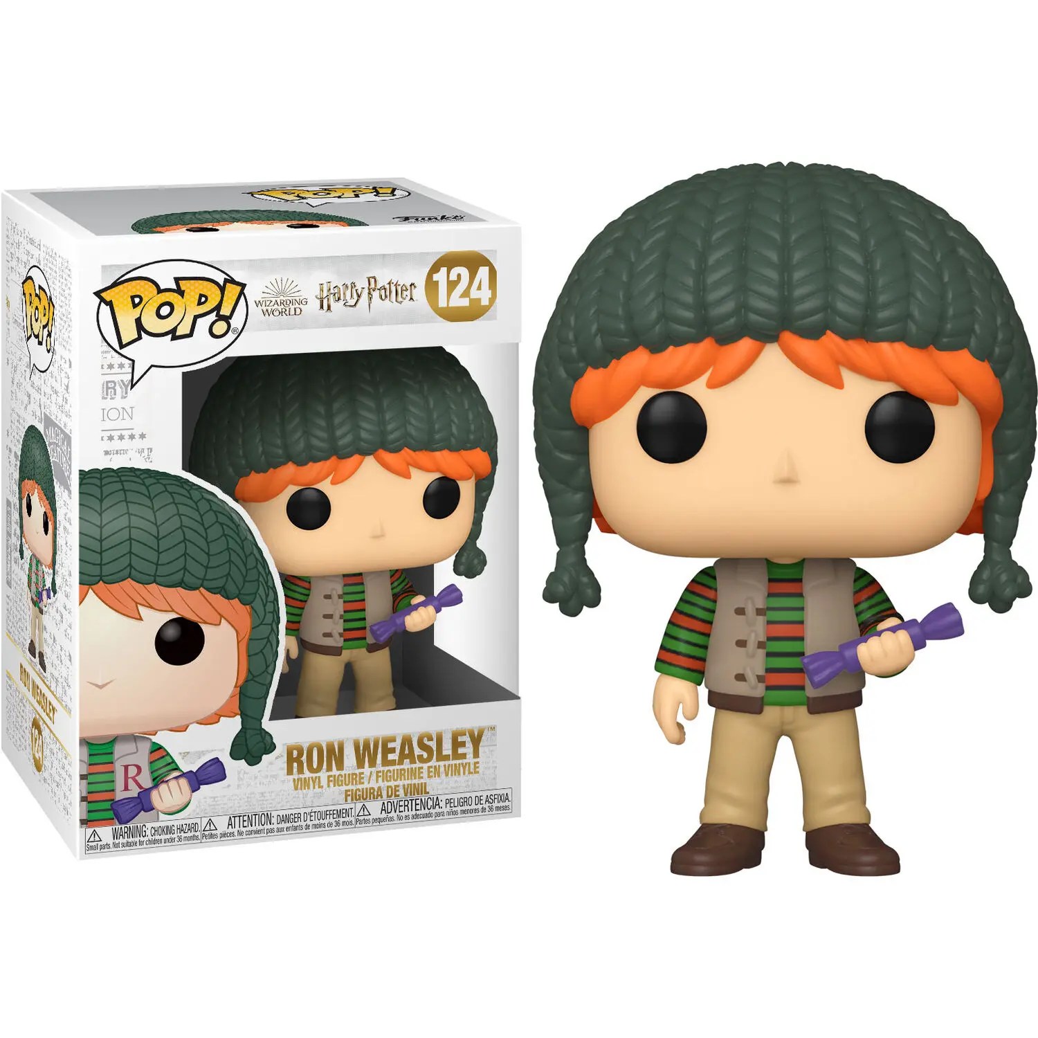 Harry Potter POP! Vinyl Figure Holiday Ron Weasley 9 cm Figurka fotografii produktu