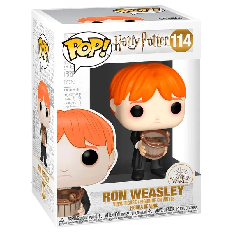 Harry Potter POP! Movies Vinyl Figurka Ron Zvracení Slimáků s Kbelíkem 9 cm fotografii produktu