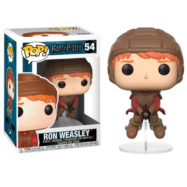 Harry Potter POP! Movies Vinylová figurka Ron na koštěti 9 cm fotografii produktu