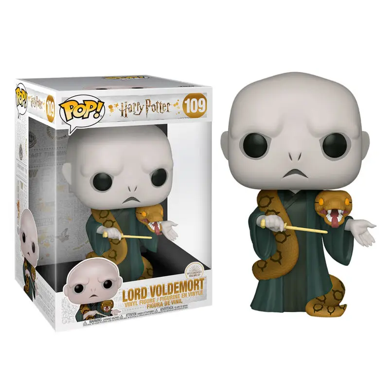 Harry Potter Super Sized POP! Movies vinylová figurka Voldemort w/Nagini 25 cm fotografii produktu