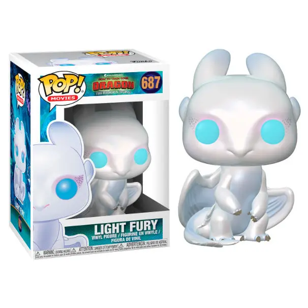 Jak vycvičit draka 3 POP! Vinyl Figurka Light Fury 9 cm fotografii produktu