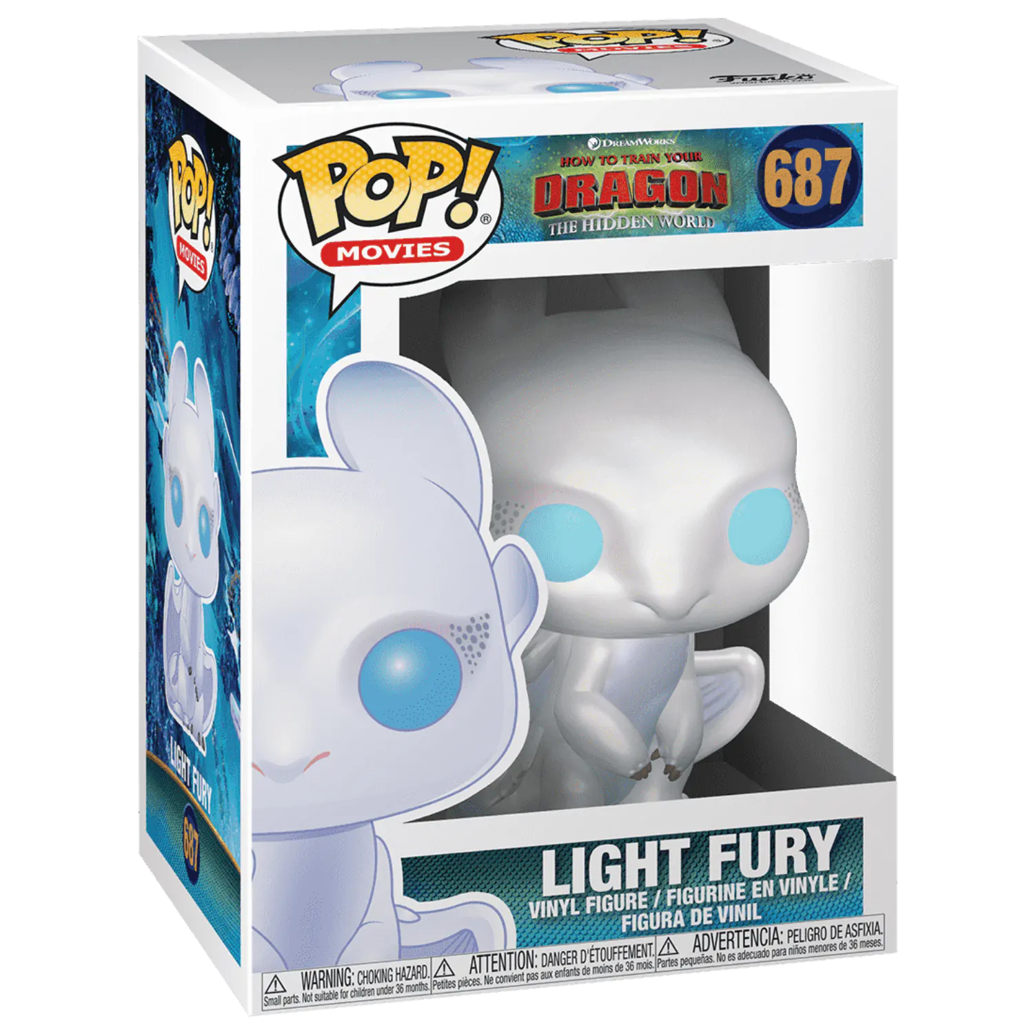 Jak vycvičit draka 3 POP! Vinyl Figurka Light Fury 9 cm fotografii produktu