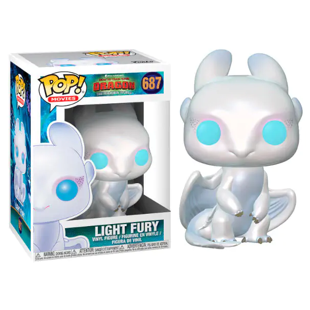 Jak vycvičit draka 3 POP! Vinyl Figurka Light Fury 9 cm fotografii produktu