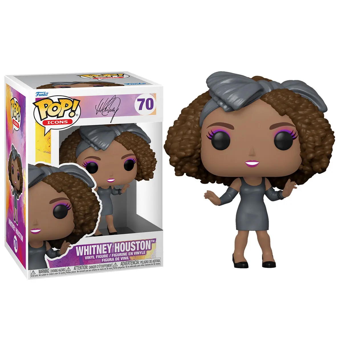 Whitney Houston POP! Icons vinylová figurka Whitney Houston (How Will I Know) 9 cm fotografii produktu