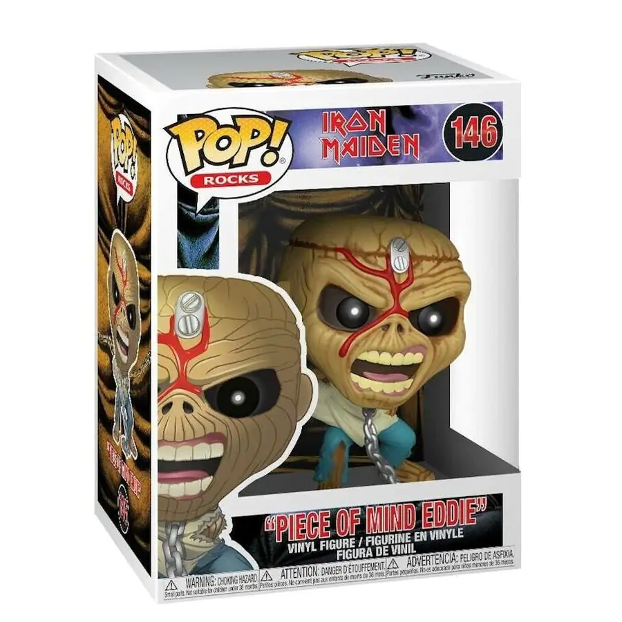 Iron Maiden POP! Rocks Vinylová figurka Piece Of Mind (Skeleton Eddie) 9 cm fotografii produktu