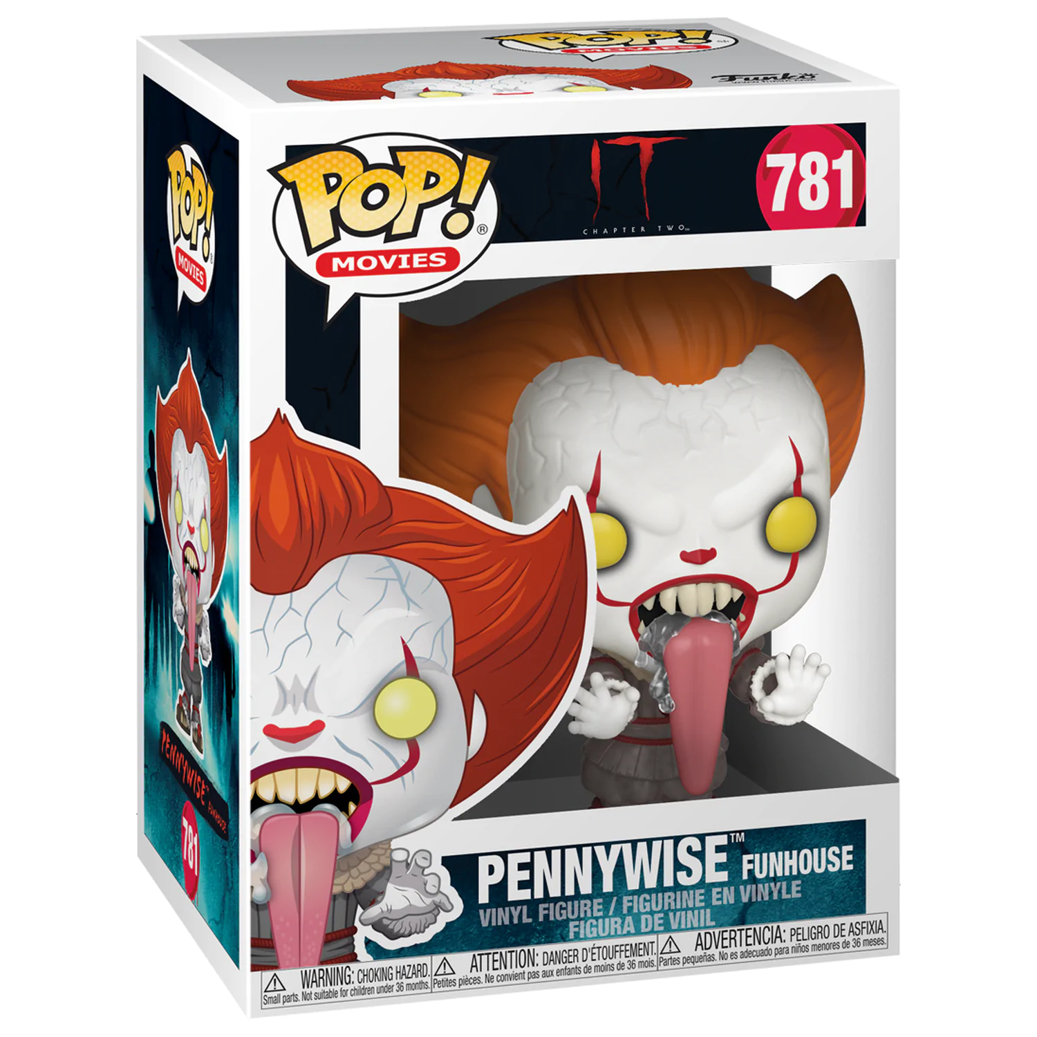 Stephen King's It 2 POP! Movies Vinylová figurka Pennywise s psím jazykem 9 cm fotografii produktu