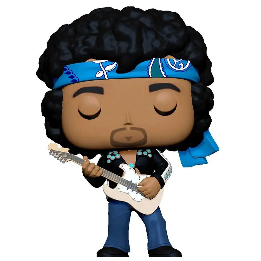 Jimi Hendrix POP! Rocks vinylová figurka Jimi Hendrix (Live in Maui Jacket) 9 cm fotografii produktu