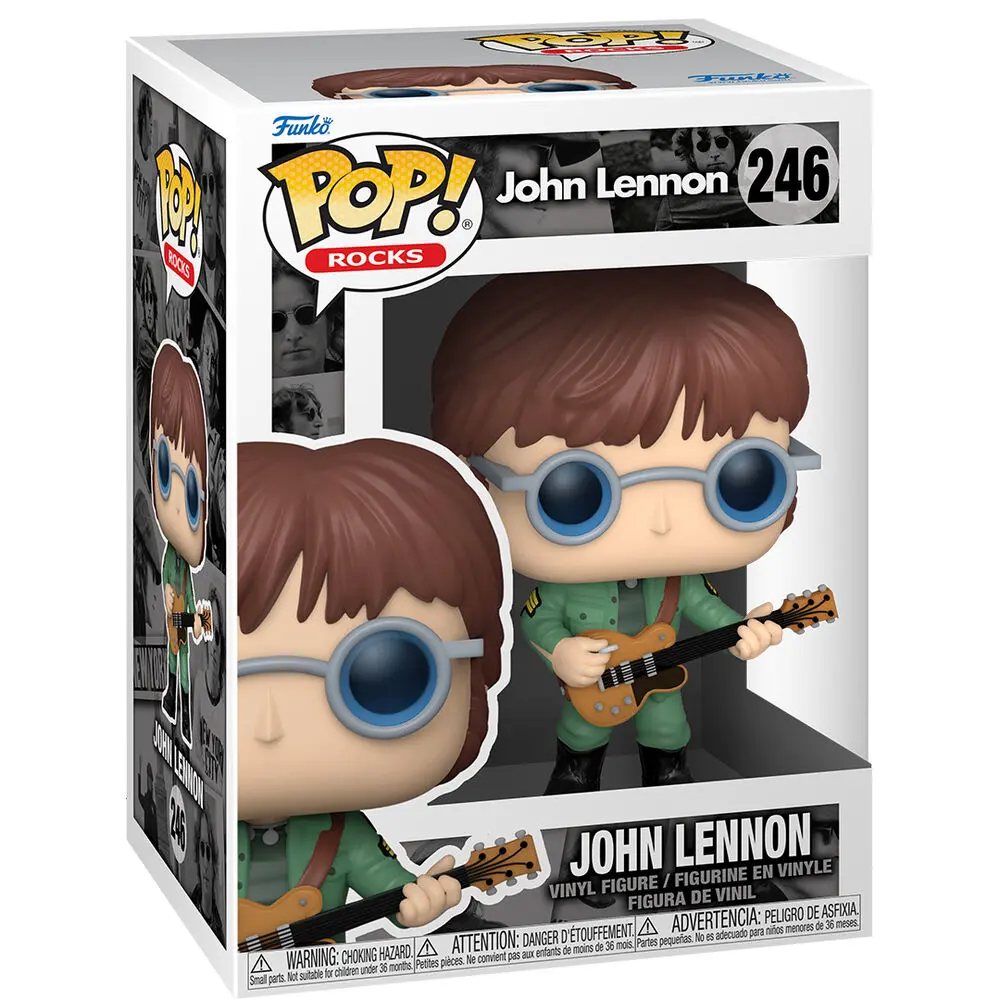 John Lennon POP! Rocks Vinylová Figurka John Lennon - Military Jacket 9 cm fotografii produktu