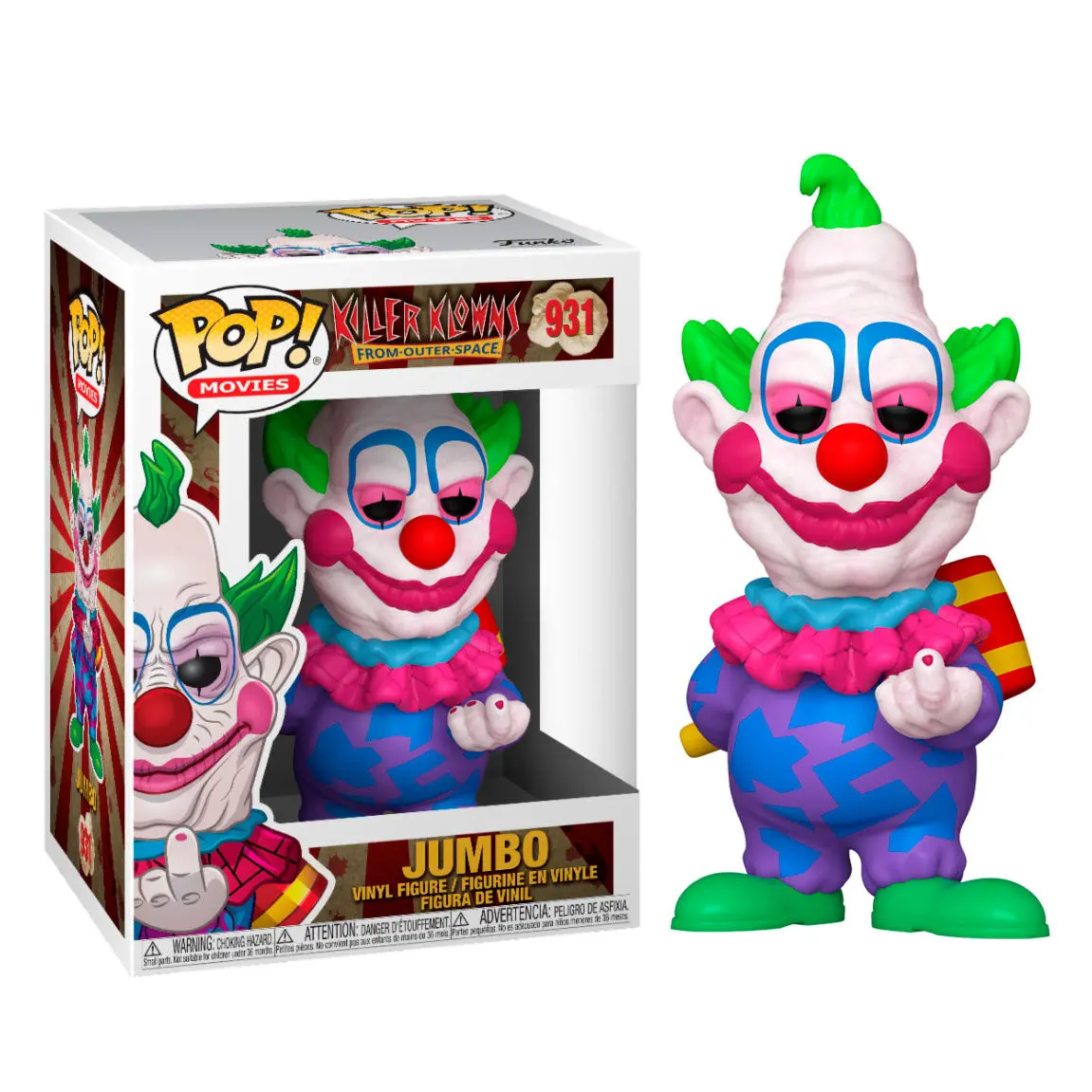 Killer Klowns from Outer Space POP! Movies vinylová figurka Jumbo 9 cm fotografii produktu