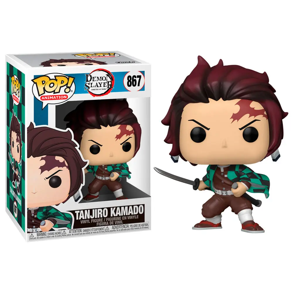 Demon Slayer POP! Animation vinylová figurka Tanjiro Kamado 9 cm fotografii produktu