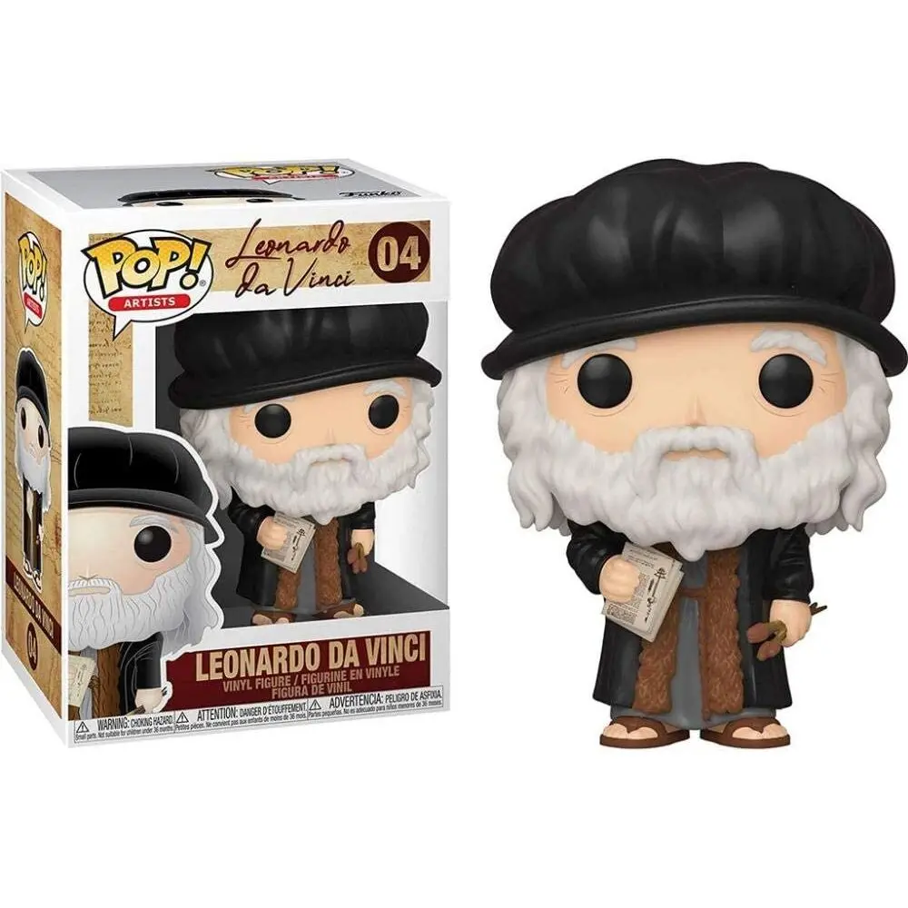 Leonardo da Vinci POP! Umělci Vinylová Figurka 9 cm fotografii produktu