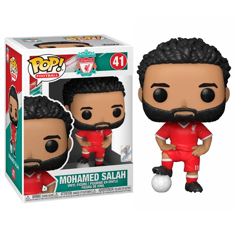 Liverpool F.C. POP! Fotbalová vinylová figurka Mohamed Salah 9 cm fotografii produktu