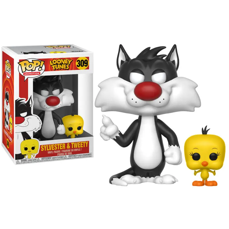 Looney Tunes POP! Television vinylová figurka Sylvester & Tweety 9 cm fotografii produktu