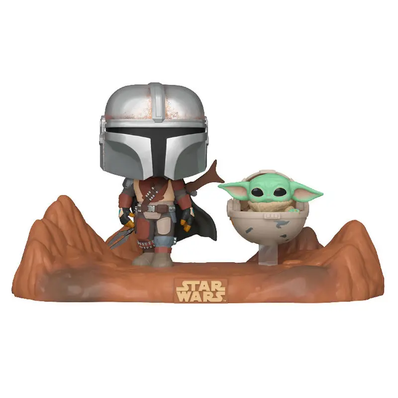 The Mandalorian POP Moment! Vinylové Figurky 2-Pack Mandalorian & Child 9 cm fotografii produktu