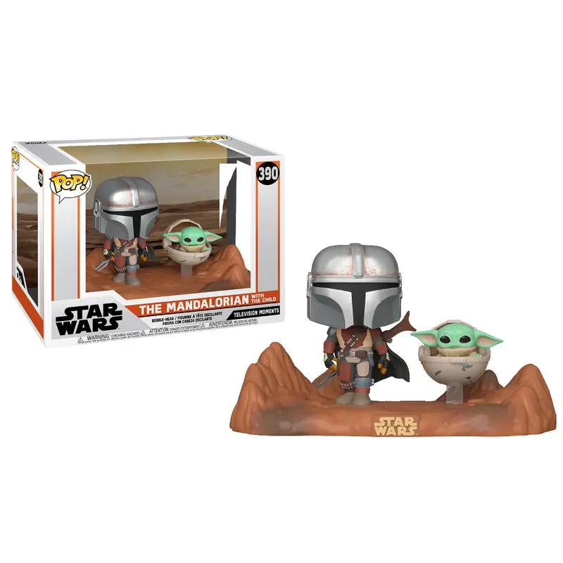 The Mandalorian POP Moment! Vinylové Figurky 2-Pack Mandalorian & Child 9 cm fotografii produktu