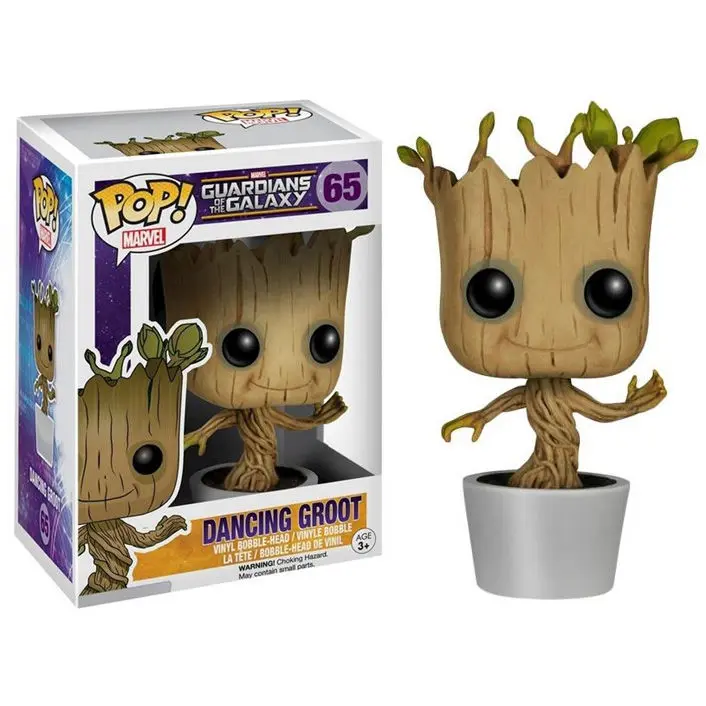 Guardians of the Galaxy POP! Vinyl kývající se hlava Tančící Groot 10 cm fotografii produktu