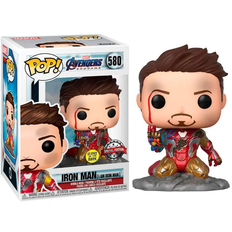 POP figurka Marvel Avengers Endgame I Am Iron Man Exclusive fotografii produktu