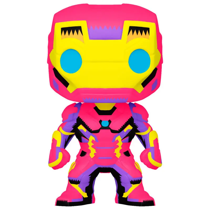 Marvel POP! Marvel Black Light vinylová figurka Iron Man 9 cm [POŠKOZENÝ OBAL] fotografii produktu