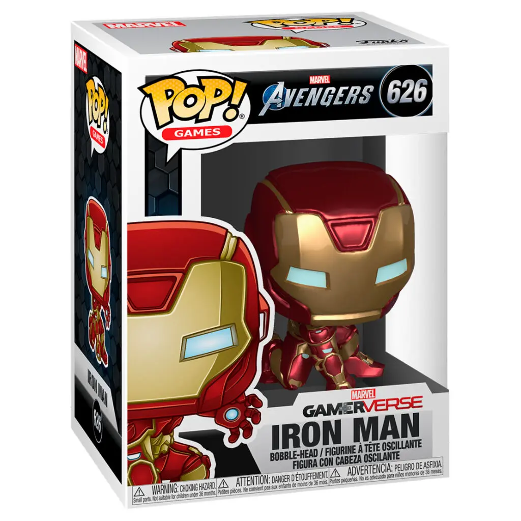 POP figurka Marvel Avengers Game Iron Man oblek Stark Tech fotografii produktu