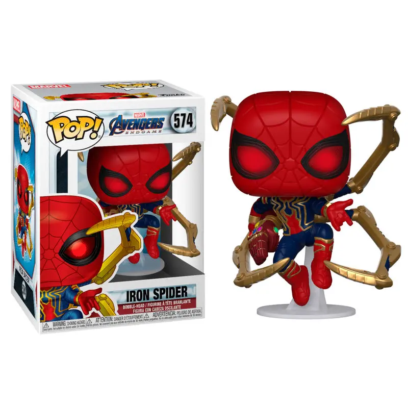 Avengers: Endgame POP! Movies vinylová figurka Iron Spider s Nano Gauntlet 9 cm fotografii produktu